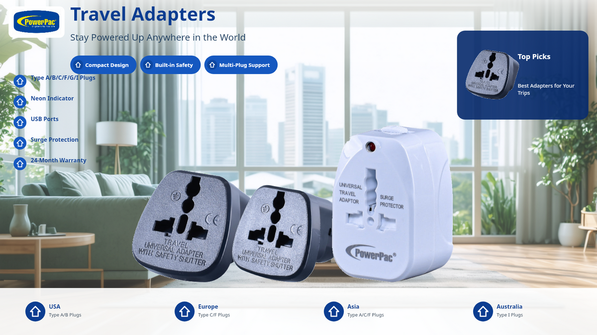 Best Travel Adapters Singapore 2026 — PowerPac Buying Guide