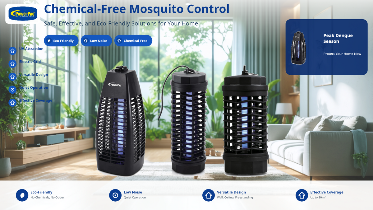 Chemical-Free Mosquito Control Singapore 2026 — PowerPac Guide
